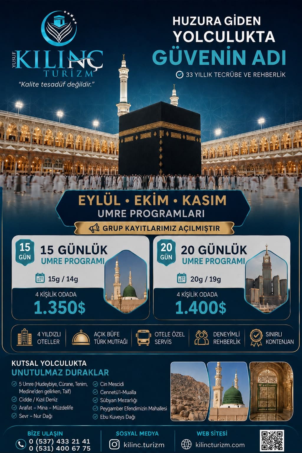 20 Günlük Umre Programı